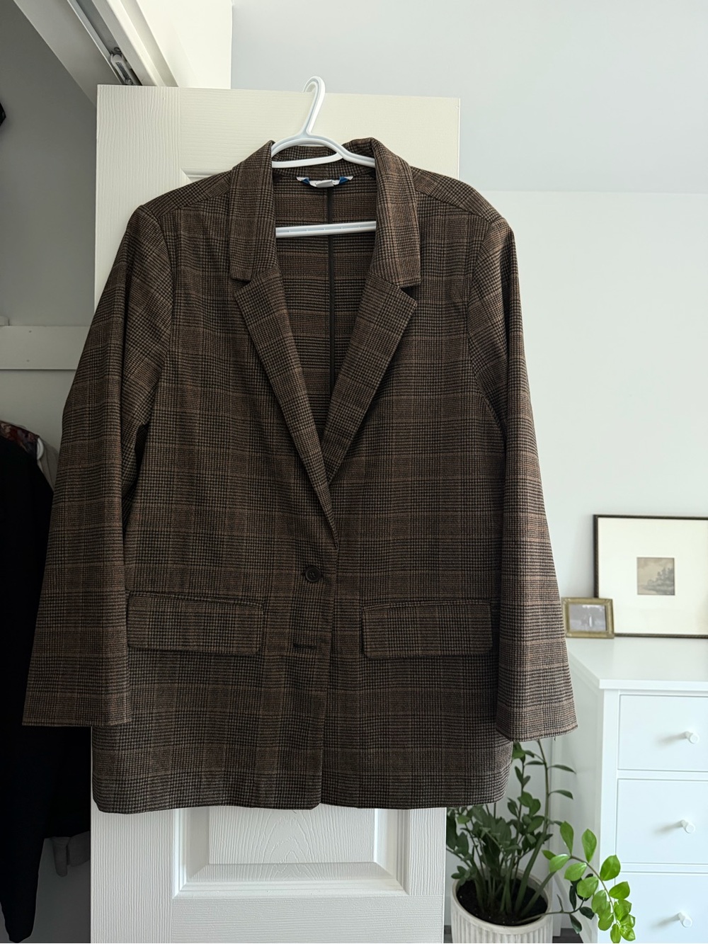 Plaid Blazer